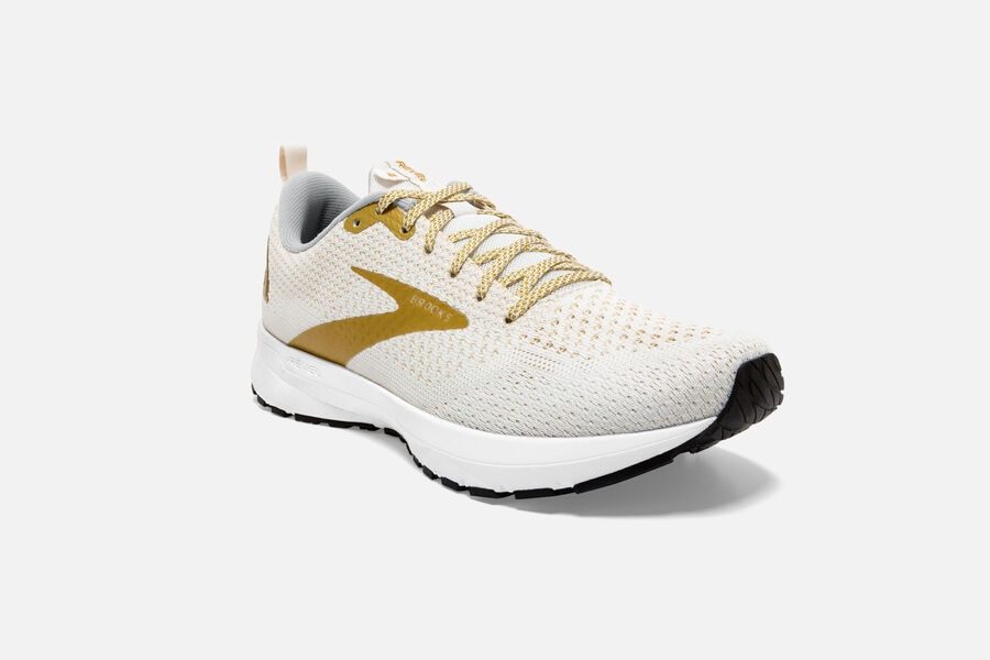 Brooks Revel 4 Road Löparskor Dam - Vita/Guld - 1706-HAVSY